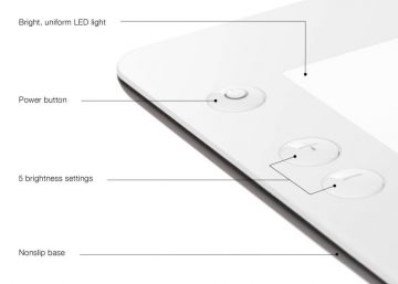 Cricut Bright Pad - Mint - Lightweight, durable Cricut bright pad with  adjustable LED light